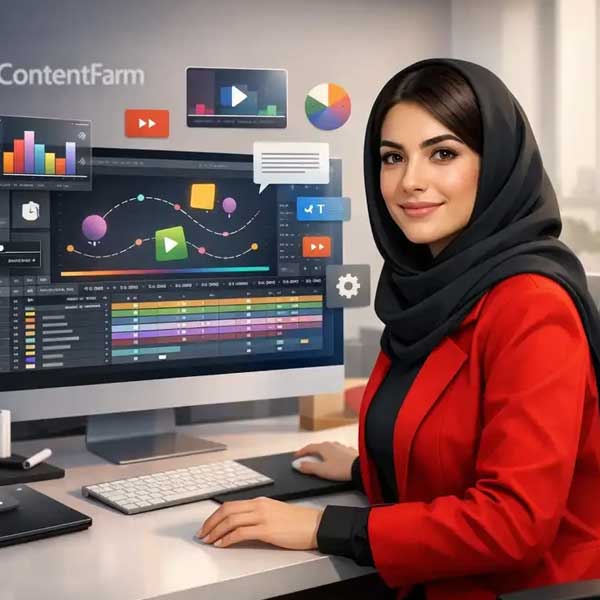 طراحی موشن گرافیک و انیمیشن مزرعه محتوا