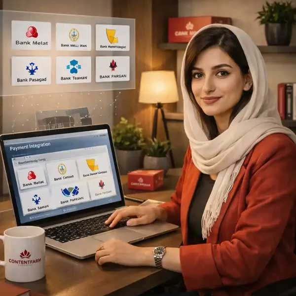 خدمات اتصال و پشتیبانی درگاه پرداخت مزرعه محتوا